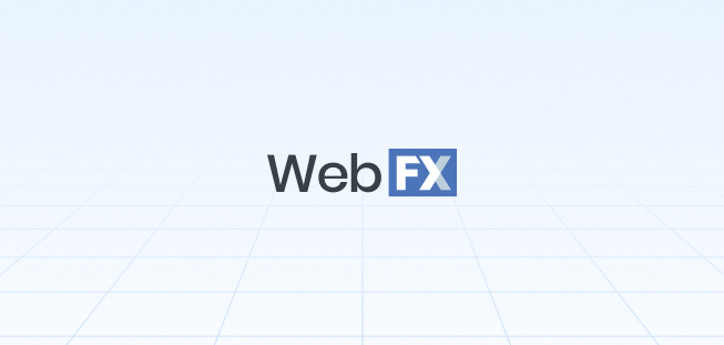 Hero image for agency WebFX