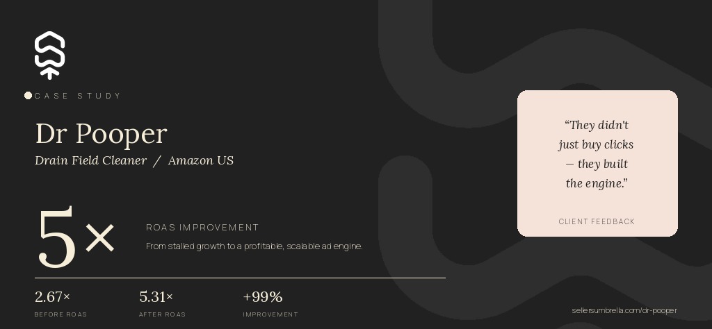 Sellers Umbrella agency case study for Dr Pooper