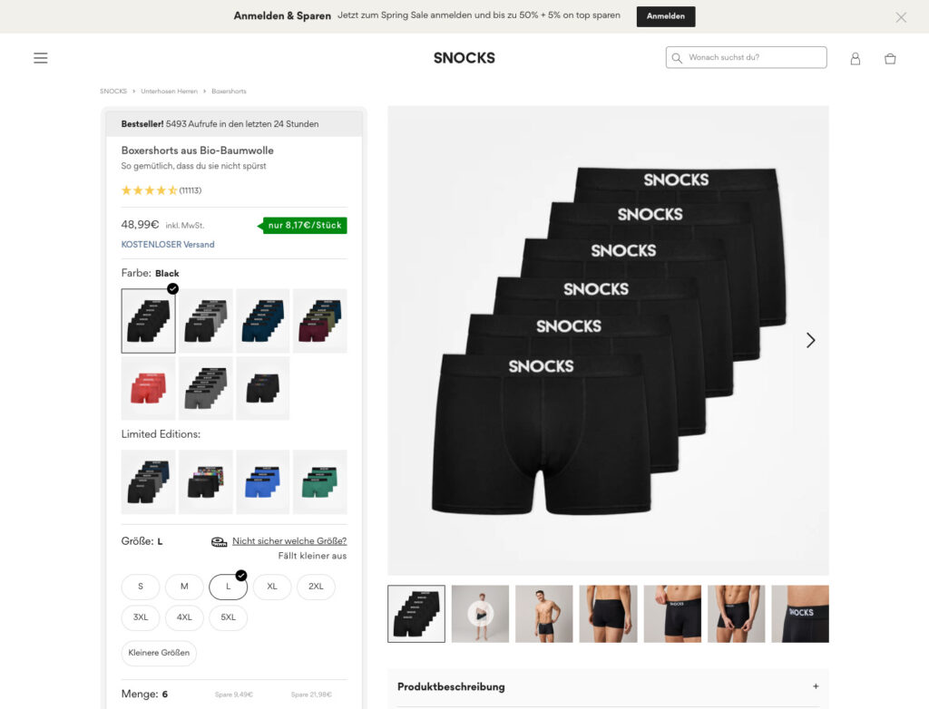 Drip Agency case study for SNOCKS